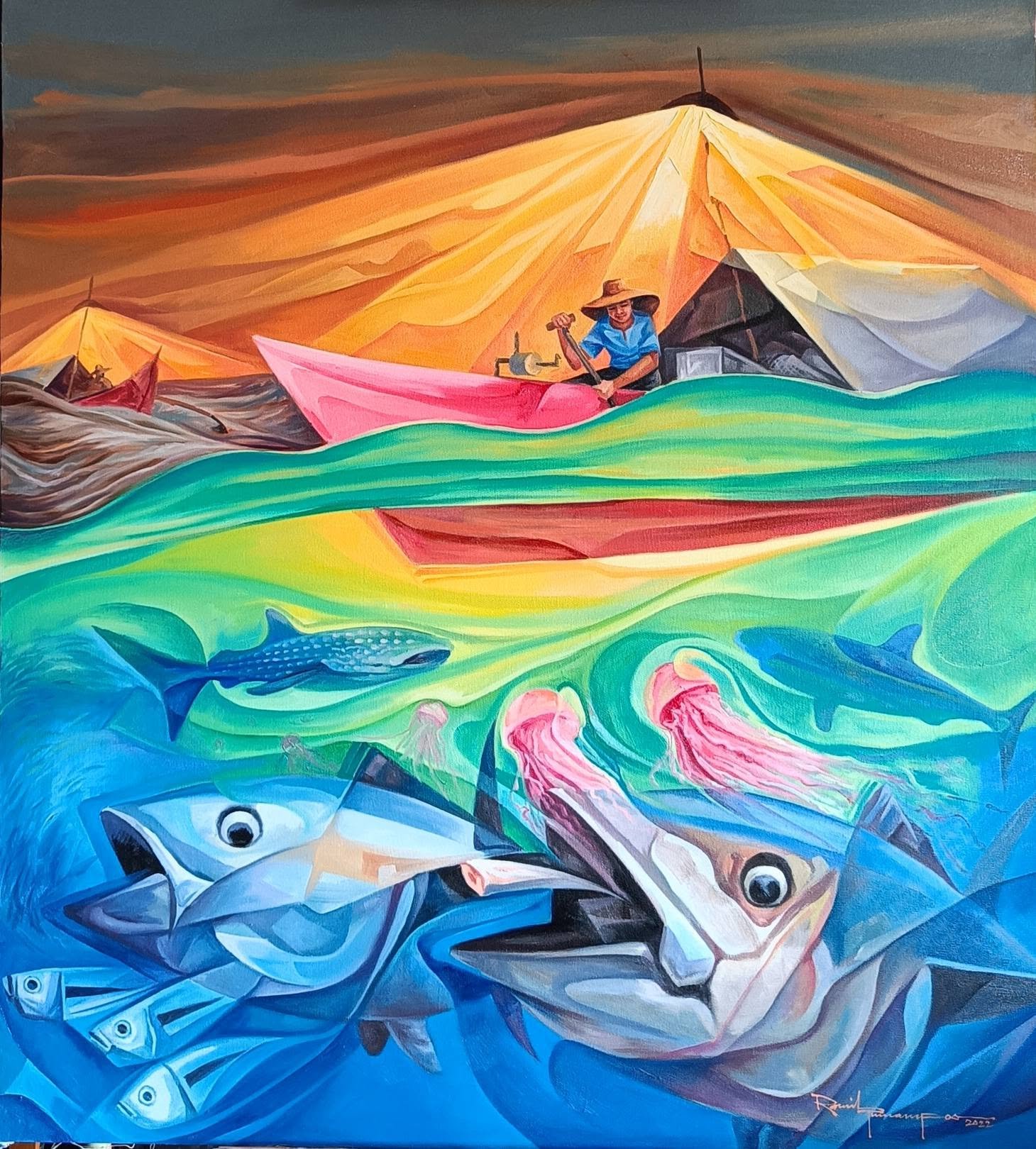 Untitled oil painting