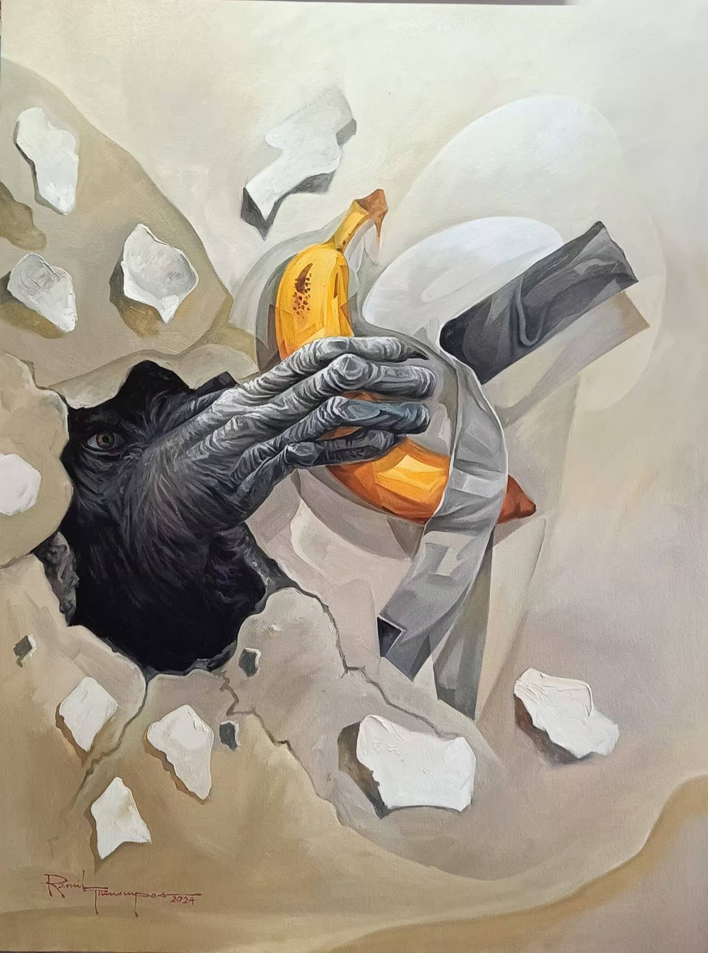 Untitled oil painting